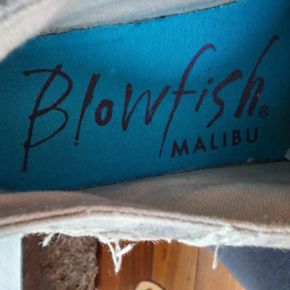 Blowfish Malibu Gray Camo Slip-On Canvas Sneakers Size 6 - Picture 8 of 16